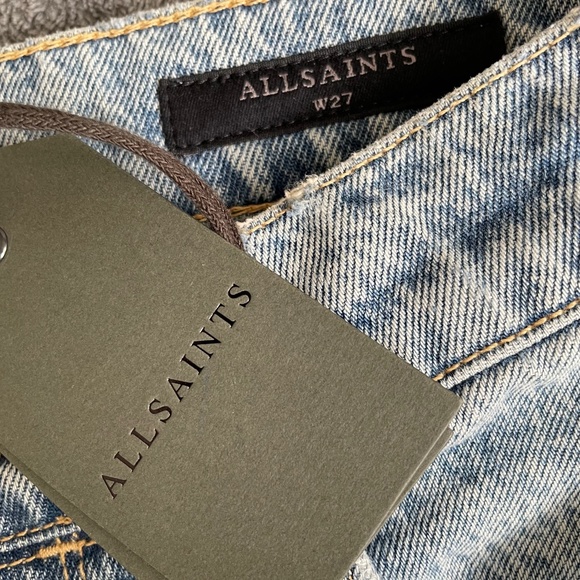 All Saints Denim - BRAND NEW W/TAGS Allsaints light wash women’s boy jeans